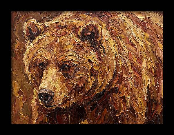 Brown Bear In Earthy Tones