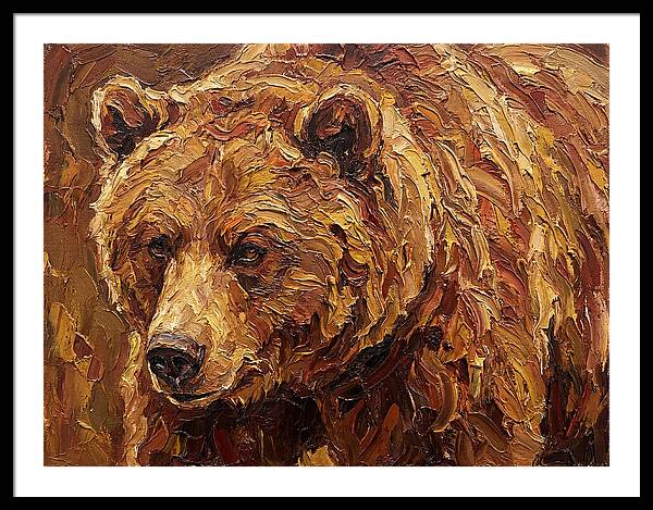 Brown Bear In Earthy Tones