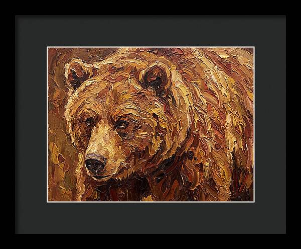 Brown Bear In Earthy Tones