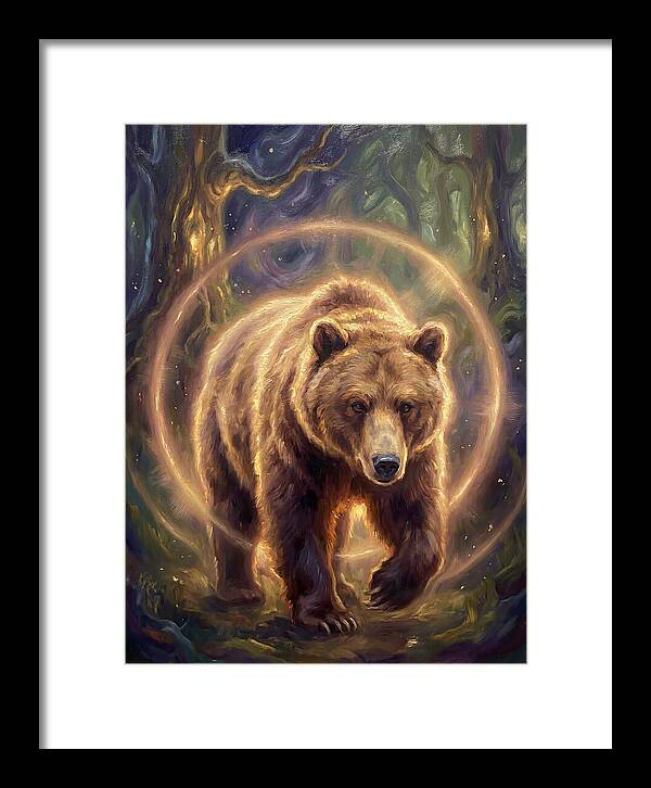 Brown Bear In Forest