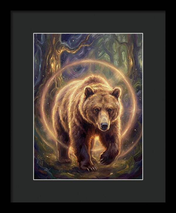 Brown Bear In Forest