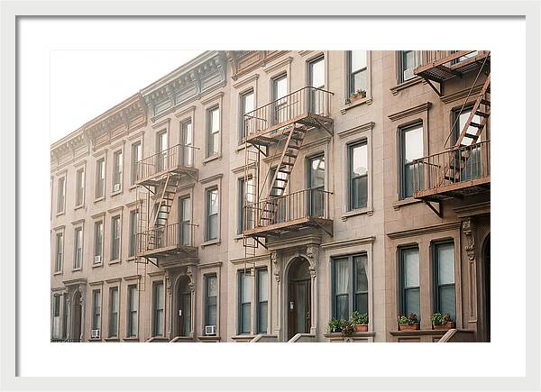 Brownstone Building Facade