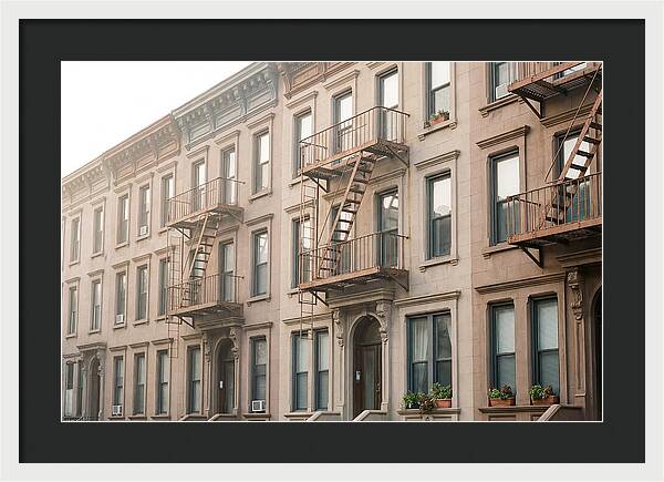 Brownstone Building Facade