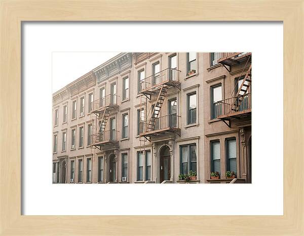 Brownstone Building Facade