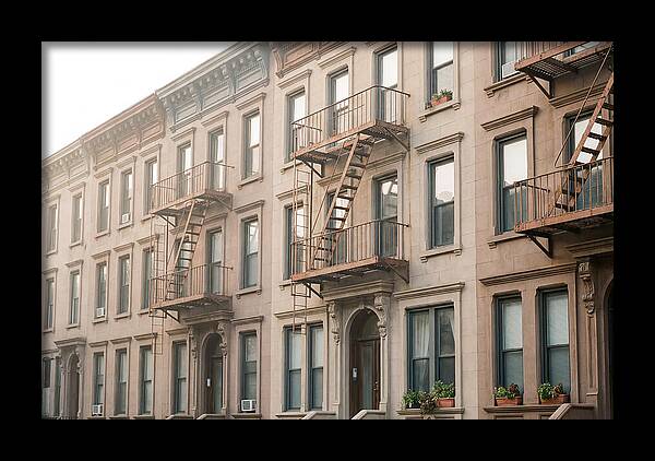 Brownstone Building Facade