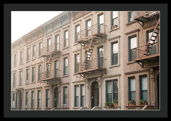 Brownstone Building Facade