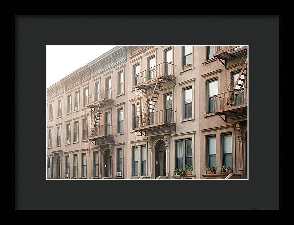 Brownstone Building Facade