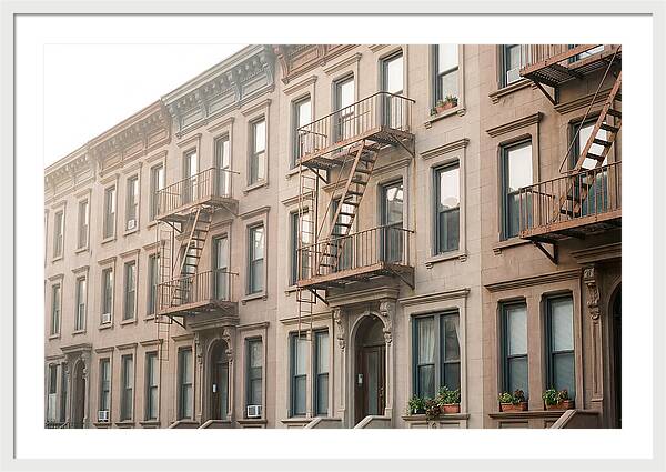 Brownstone Building Facade