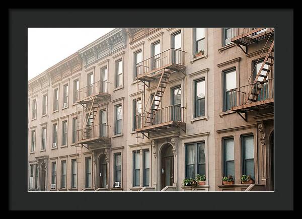 Brownstone Building Facade