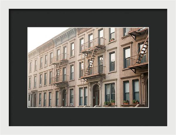Brownstone Building Facade