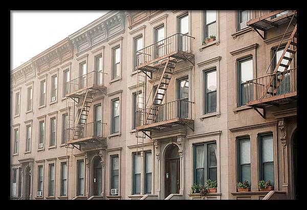 Brownstone Building Facade