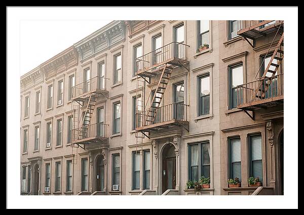 Brownstone Building Facade