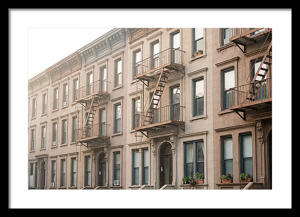 Brownstone Building Facade