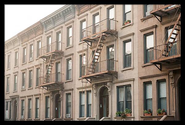 Brownstone Building Facade