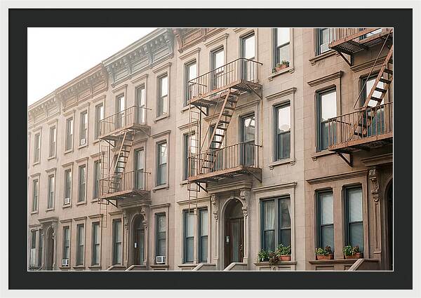 Brownstone Building Facade