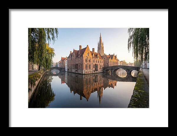 Bruges Canal At Dawn