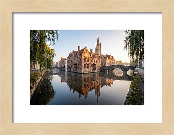 Bruges Canal At Dawn
