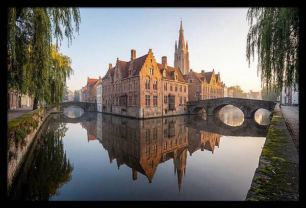 Bruges Canal At Dawn