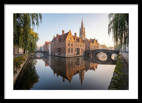 Bruges Canal At Dawn