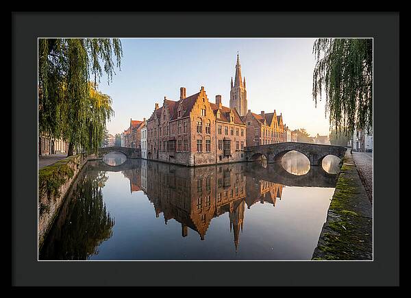 Bruges Canal At Dawn