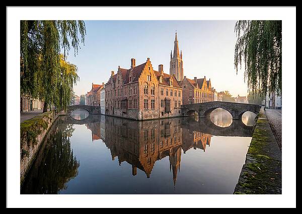 Bruges Canal At Dawn