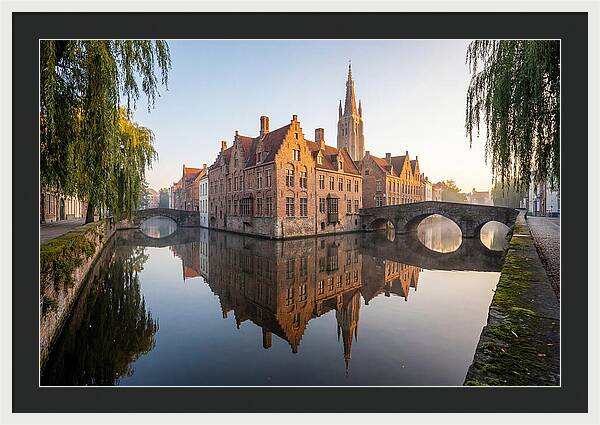 Bruges Canal At Dawn