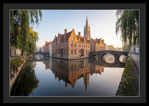 Bruges Canal At Dawn