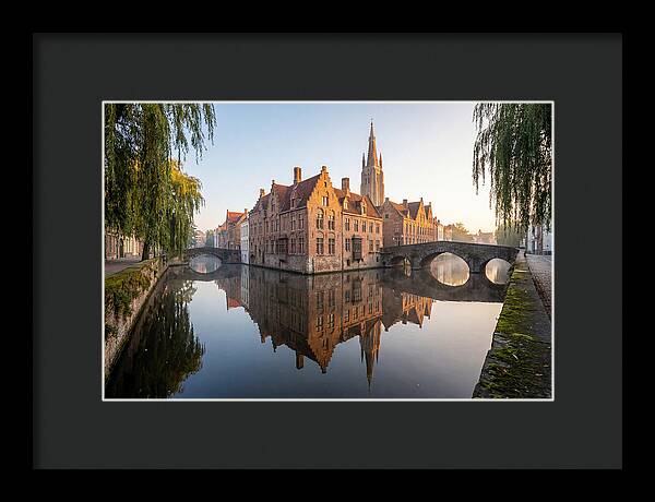 Bruges Canal At Dawn