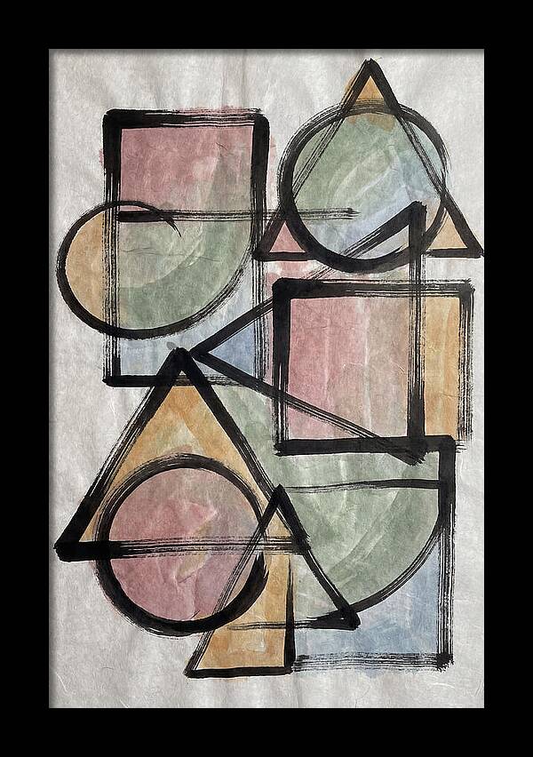 Brushstroke Calligraphy Abstract