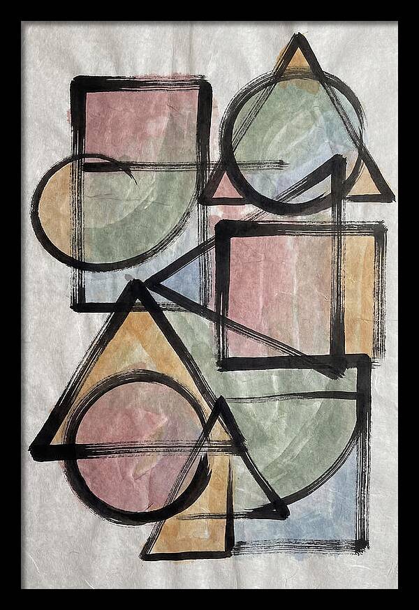 Brushstroke Calligraphy Abstract