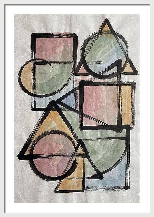 Brushstroke Calligraphy Abstract