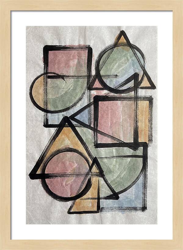Brushstroke Calligraphy Abstract