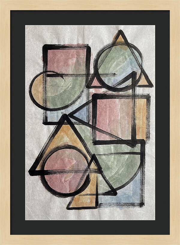Brushstroke Calligraphy Abstract