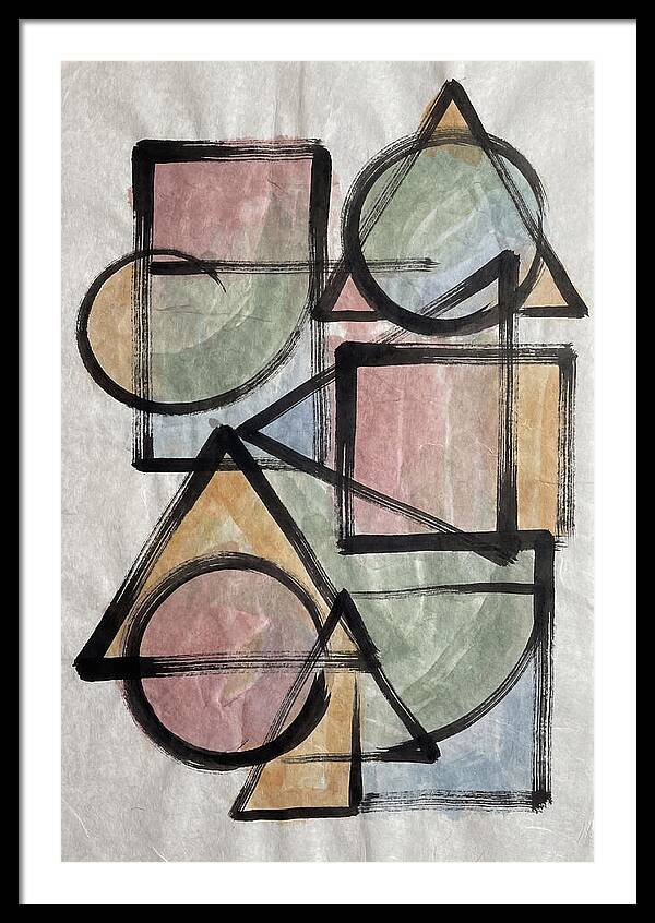 Brushstroke Calligraphy Abstract