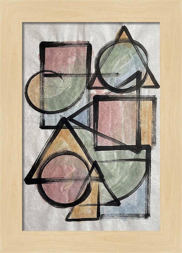 Brushstroke Calligraphy Abstract