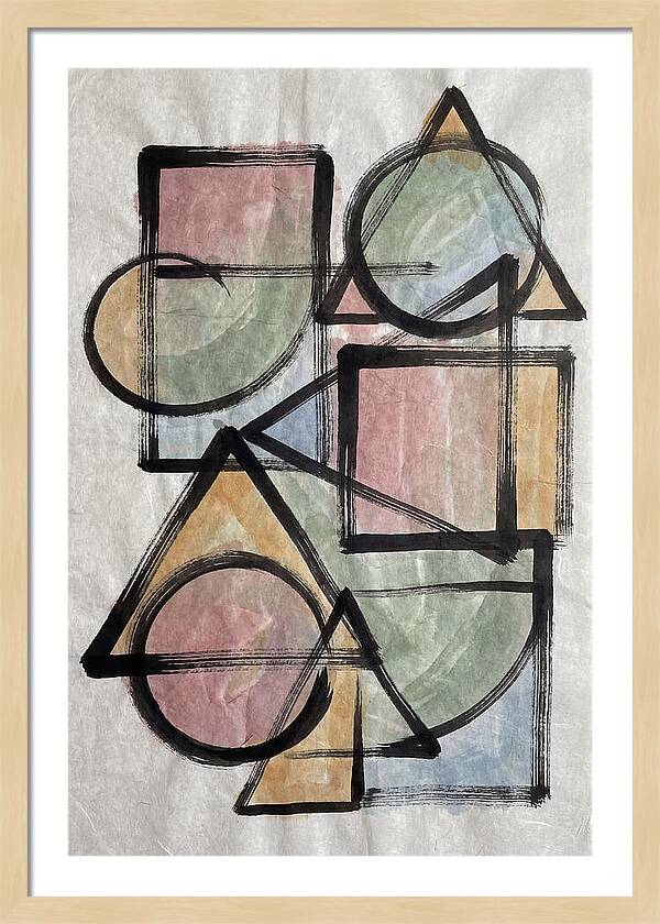 Brushstroke Calligraphy Abstract