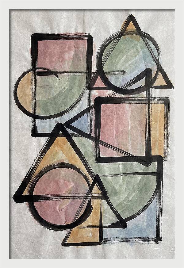 Brushstroke Calligraphy Abstract