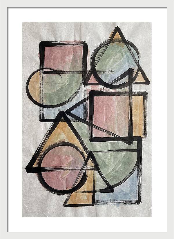 Brushstroke Calligraphy Abstract