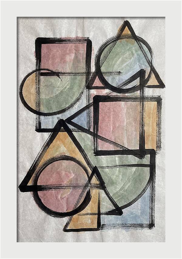 Brushstroke Calligraphy Abstract