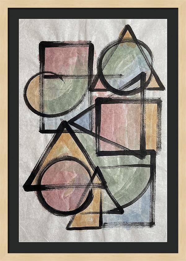 Brushstroke Calligraphy Abstract