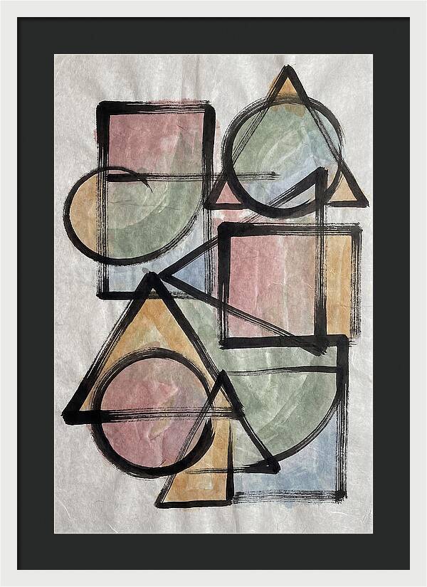 Brushstroke Calligraphy Abstract