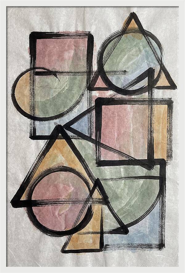 Brushstroke Calligraphy Abstract