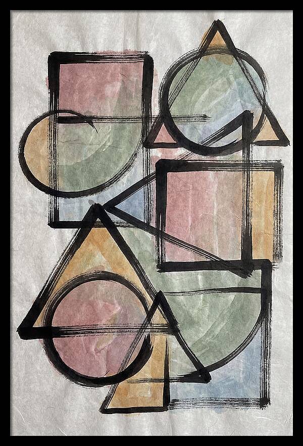 Brushstroke Calligraphy Abstract