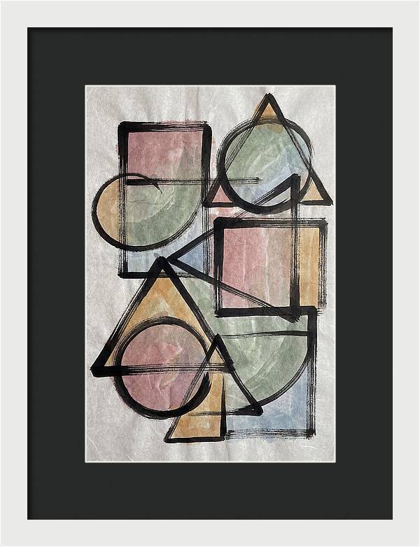 Brushstroke Calligraphy Abstract