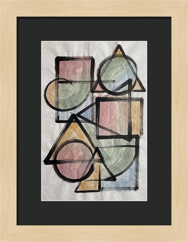Brushstroke Calligraphy Abstract