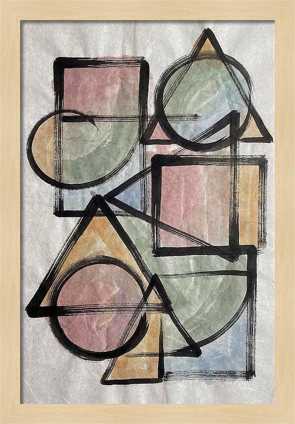 Brushstroke Calligraphy Abstract