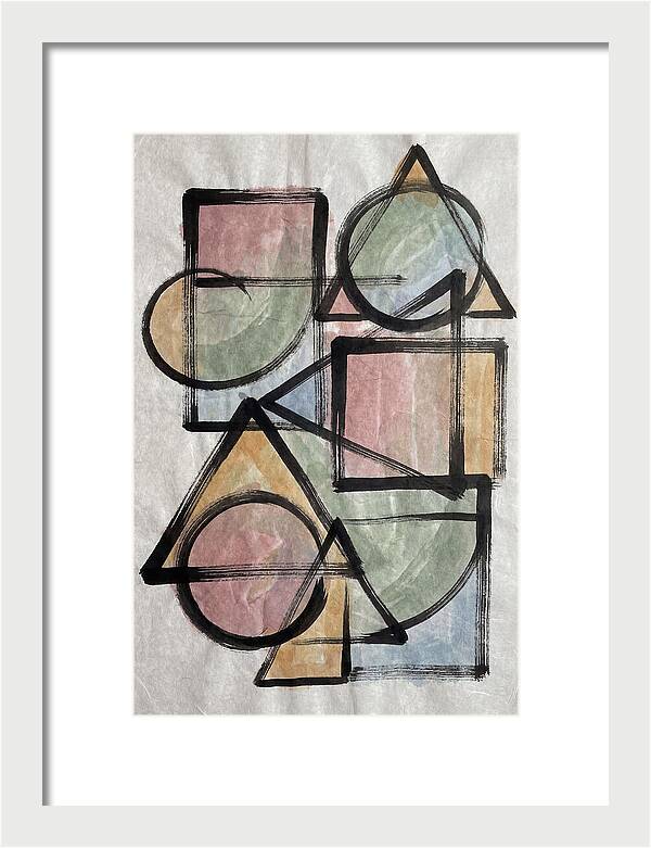 Brushstroke Calligraphy Abstract