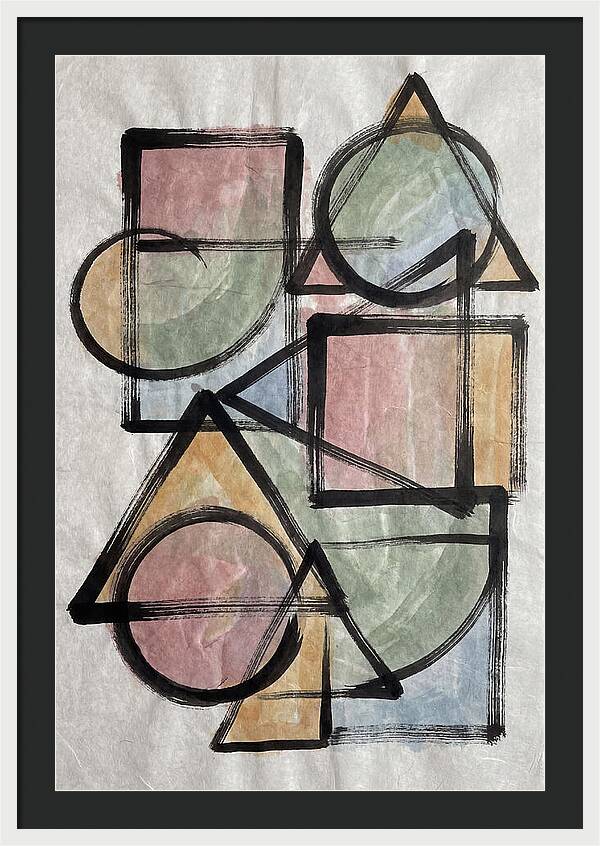 Brushstroke Calligraphy Abstract