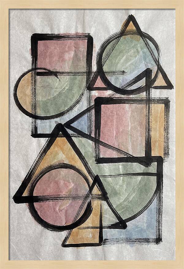 Brushstroke Calligraphy Abstract