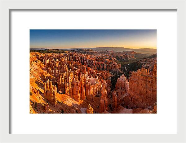 Bryce Amphitheater At Golden Hour